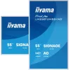 Monitor iiyama LH5581UHSG-1AG 54.6 tolli interaktiivne lameekraan 4K Ultra HD 3840 x 2160