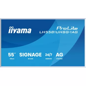 Monitor iiyama LH5581UHSG-1AG 54.6 tolli interaktiivne lameekraan 4K Ultra HD 3840 x 2160