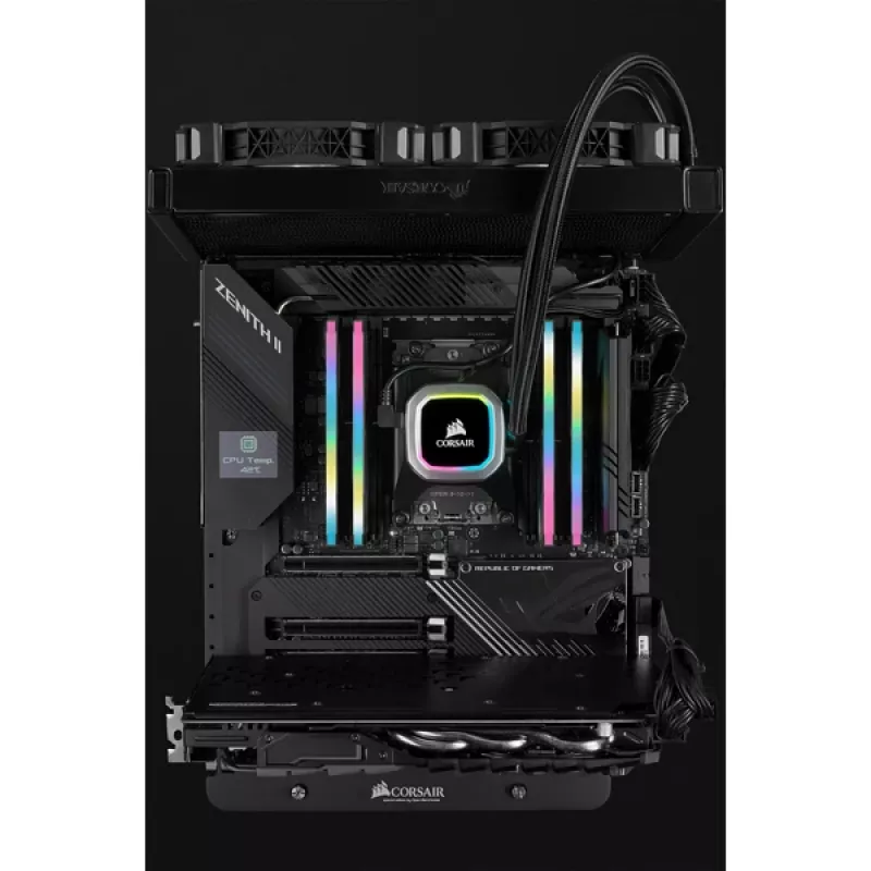 CORSAIR mälu 16GB DDR4 3200MHz C16 (2x8GB) Vengeance RGB Pro Must