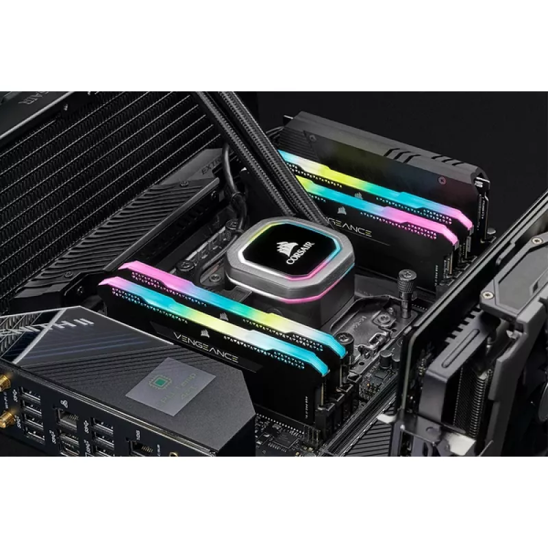 CORSAIR mälu 16GB DDR4 3200MHz C16 (2x8GB) Vengeance RGB Pro Must