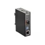 D-Link 100/1000 Mbps SFP-le tööstuslik meediamuundur töötemperatuurivahemikuga -40 kuni 70 °C