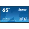 iiyama LH6560UHS-B2AG Signage-ekraan digitaalne A-tahvel 163,8 cm (64,5 tolli) LED Wi-Fi 500 cd/m² 4K Ultra HD Must Sisseehitatud protsessor Android 11 24/7