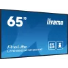 iiyama LH6560UHS-B2AG Signage-ekraan digitaalne A-tahvel 163,8 cm (64,5 tolli) LED Wi-Fi 500 cd/m² 4K Ultra HD Must Sisseehitatud protsessor Android 11 24/7