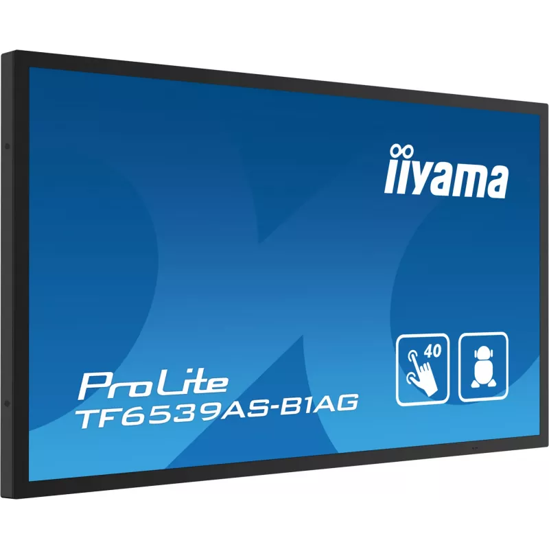 Digitaalne infokuva iiyama TF6539AS-B1AG 64.5 tolli puuteekraaniga LED 3840 x 2160