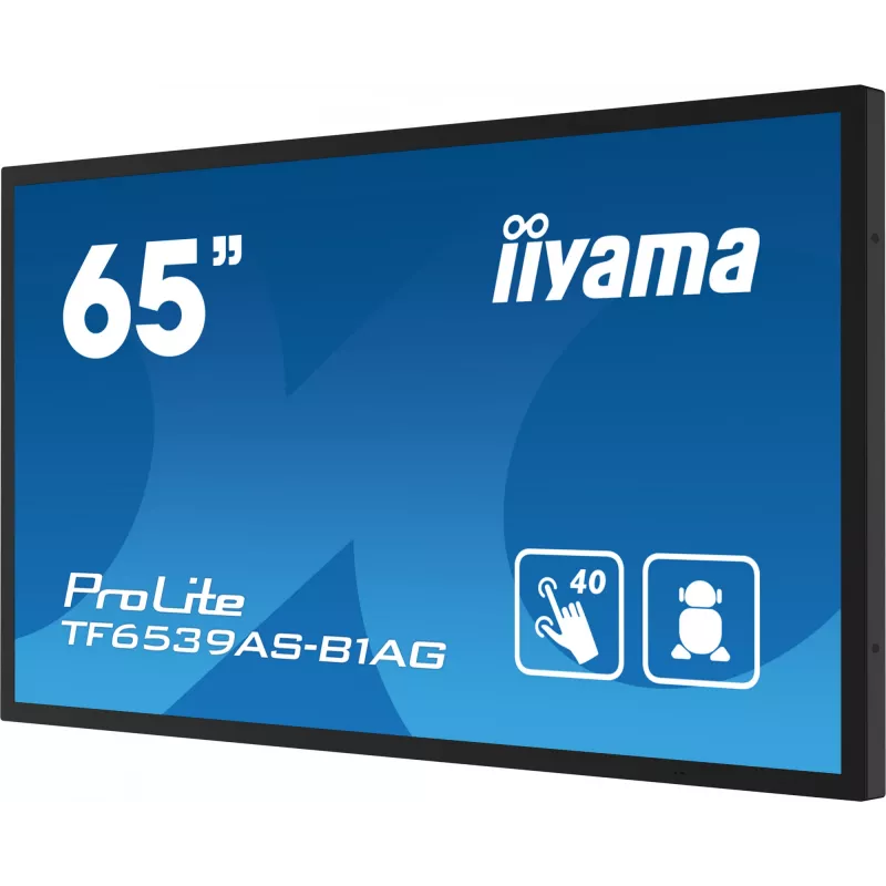 Digitaalne infokuva iiyama TF6539AS-B1AG 64.5 tolli puuteekraaniga LED 3840 x 2160