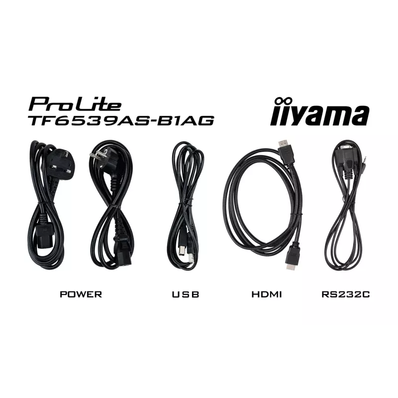 Digitaalne infokuva iiyama TF6539AS-B1AG 64.5 tolli puuteekraaniga LED 3840 x 2160