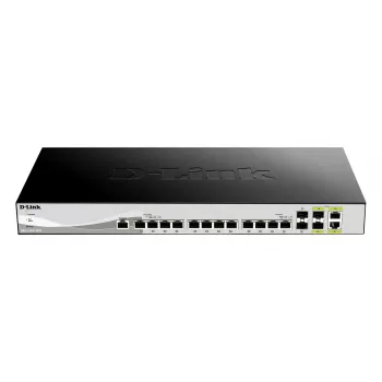 D-Link DXS-1210-16TC/E võrgulüliti hallatav L2 10G Ethernet (100/1000/10000) hall