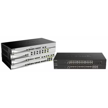 D-Link DXS-1210-16TC/E võrgulüliti hallatav L2 10G Ethernet (100/1000/10000) hall