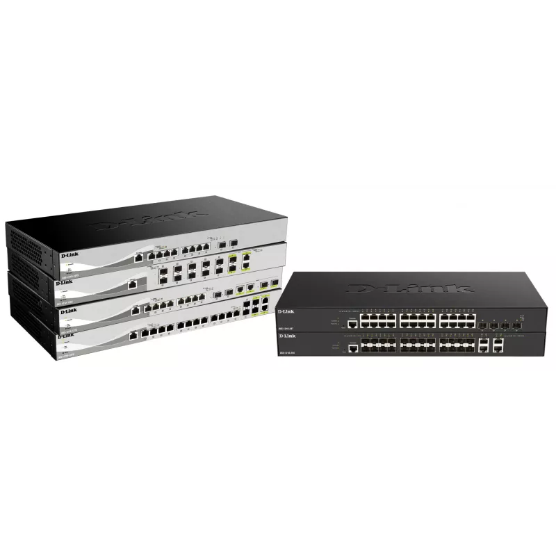 D-Link DXS-1210-16TC/E võrgulüliti hallatav L2 10G Ethernet (100/1000/10000) hall