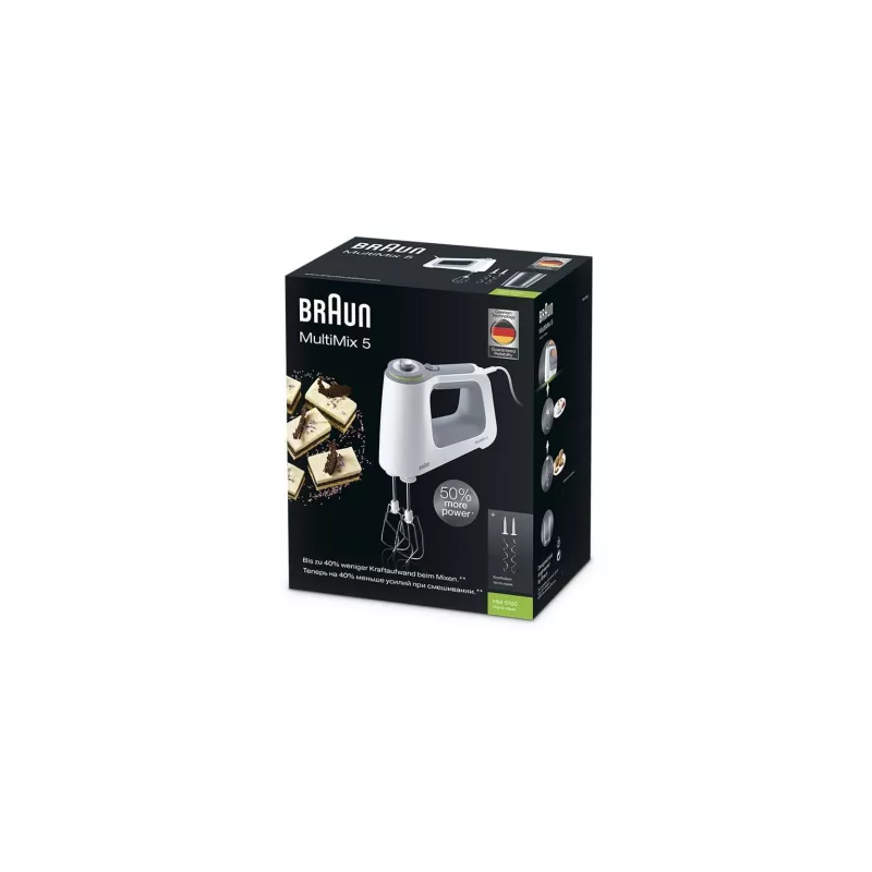 Braun HM5100 Multimix 5 käsimikser 750 W hall, valge