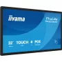 iiyama TW3226AS-B3P Signage-ekraan kioski disainiga 80 cm (31,5 tolli) LED Wi-Fi 430 cd/m² Full HD Must Puuteekraan Sisseehitatud protsessor Android 24/7