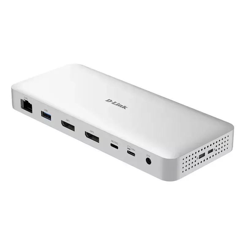 D-Link 9-in-1 USB4 Docking Station Juhtmega USB4 100W 8K Ultra HD