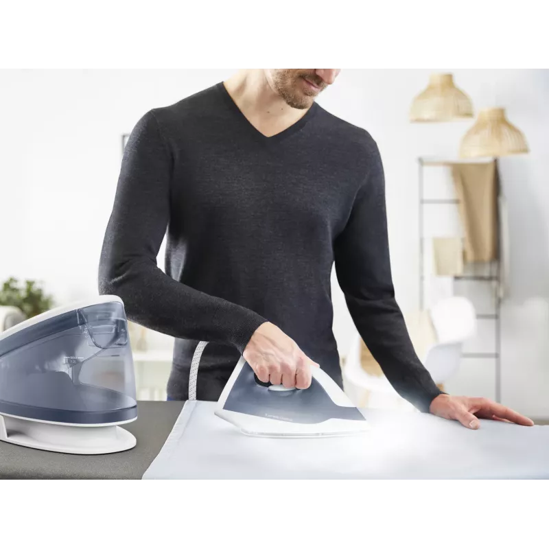 Tefal Express Optimal SV4110 2200 W 1,2 L Ceramic Express Glide sinine, valge