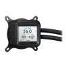 Mitmeühes vedelikjahutus ASUS Prime LC 360 ARGB LCD — 360 mm radiaator, 3x 120 mm ventilaatorit, LCD, PWM, must
