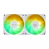 Vedelikjahutuskomplekt ASUS TUF GAMING LC III 240 ARGB WHT – 240 mm radiaator, 2x 120 mm ventilaatorit, PWM, valge