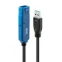 Lindy 15m USB 3.0 Active Extension Pro, 15 m, USB A, USB A, USB 3.2 Gen 1 (3.1 Gen 1), 5 Gbit/s, Must
