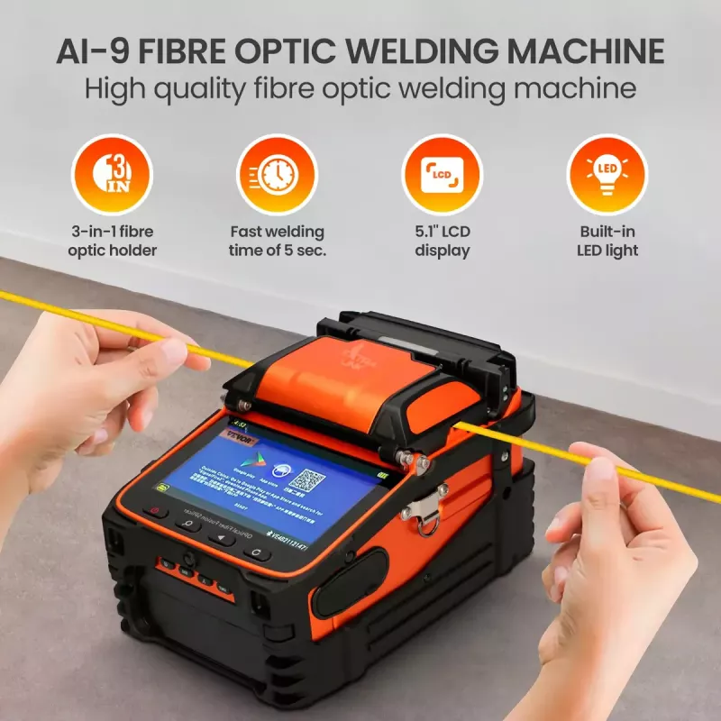 Extralink AI-9 kiudoptiline splaissija 7800mAh aku LED-lamp LCD 5,1 tolli