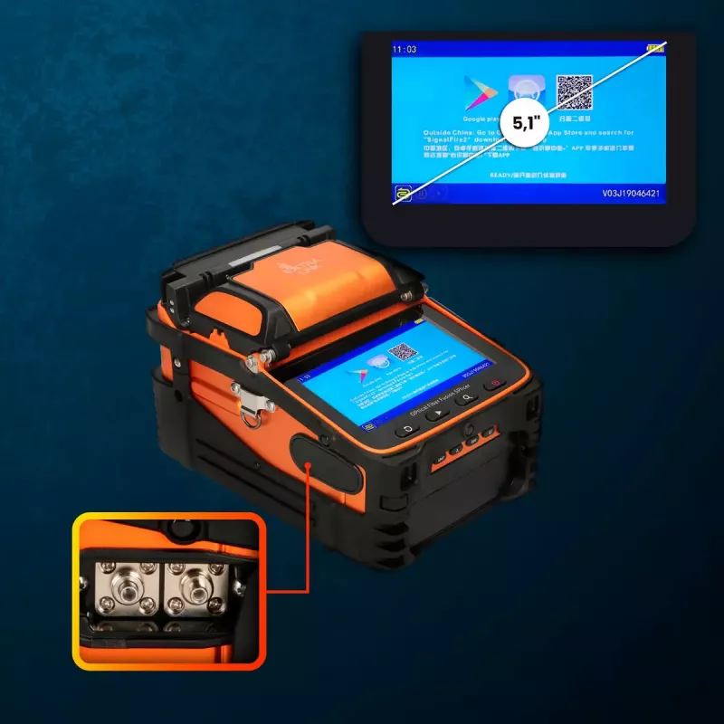 Extralink AI-9 kiudoptiline splaissija 7800mAh aku LED-lamp LCD 5,1 tolli