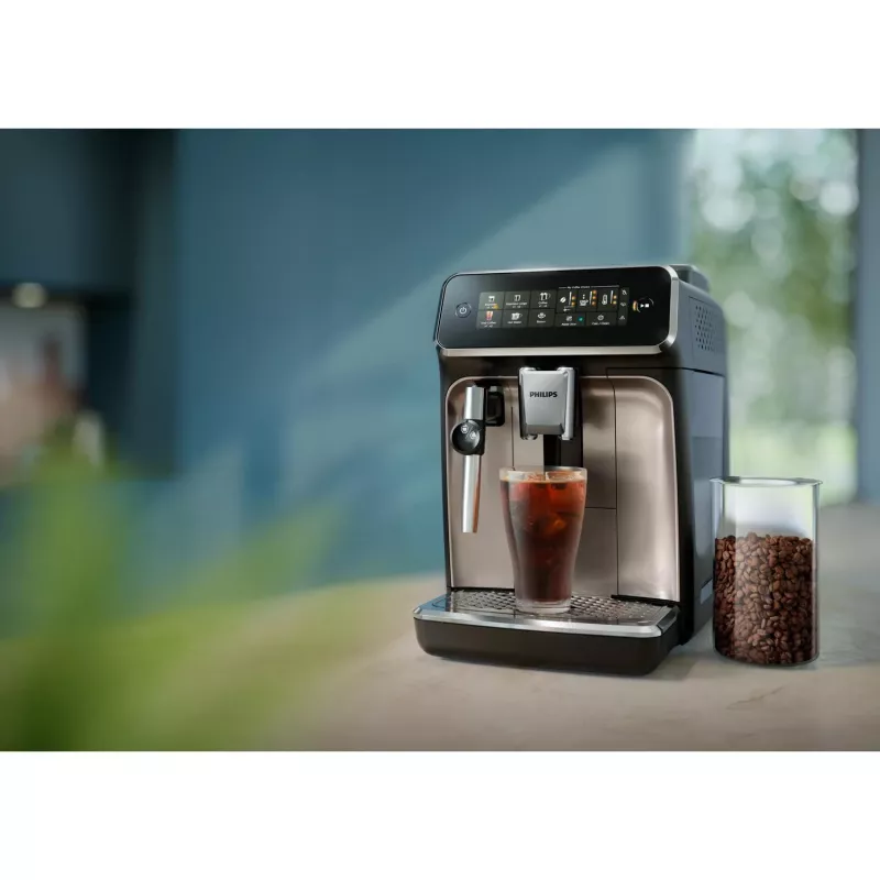 Espressomasin Philips EP3349/70 — täisautomaatne, 15 bar, 275 g oa konteiner, keraamiline jahvatusmehhanism, piimapaak