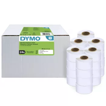 DYMO autentsed LabelWriter aadressisildid | 28 mm x 89 mm | 24 rulli 130 kergesti eemaldatava sildiga (3120 silti) | isekleepuvad | LabelWriter sildiprinteritele