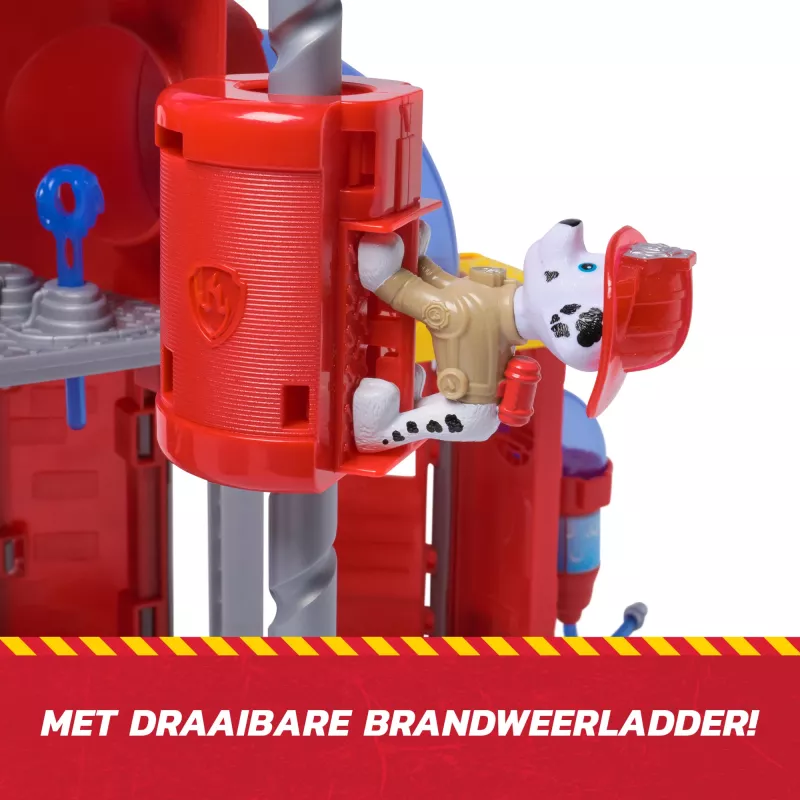 PAW Patroli tuletõrje juhtimiskeskus koos Marshalli figuuri, päästetuletõrjeauto, tulede, stardi ja heliefektidega, laste mänguasjad poistele ja tüdrukutele alates 3. eluaastast