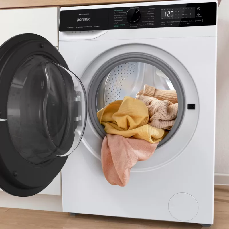 Gorenje WD2PA1X64ADW/DE pesumasin-kuivati, eraldiseisev, esilaadimisega, valge