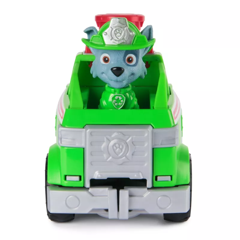 PAW Patrol Fire Rescue: Rocky Rescue Fire Tanker märulikuju, haaratsi ja mänguautoga, laste mänguasjad poistele ja tüdrukutele alates 3. eluaastast