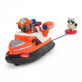 PAW Patrol Fire Rescue: Zuma päästetulepaat koos tegevusfiguuri, heidetava päästerõnga, kähriku ja mängupaadiga, laste mänguasjad poistele ja tüdrukutele alates 3. eluaastast