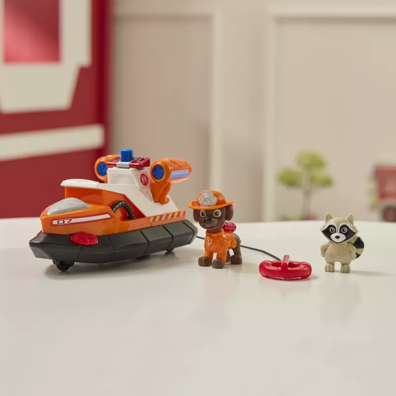 PAW Patrol Fire Rescue: Zuma päästetulepaat koos tegevusfiguuri, heidetava päästerõnga, kähriku ja mängupaadiga, laste mänguasjad poistele ja tüdrukutele alates 3. eluaastast