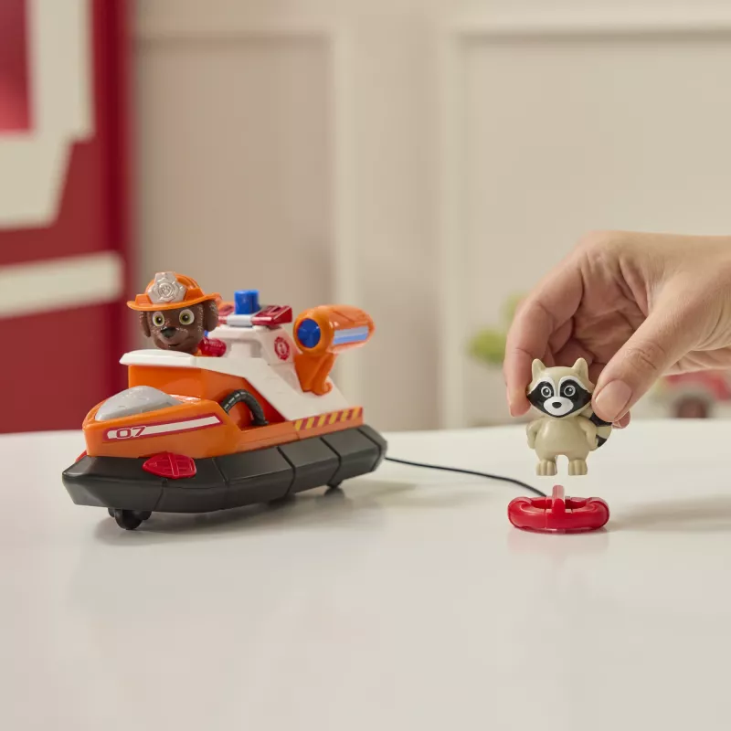 PAW Patrol Fire Rescue: Zuma päästetulepaat koos tegevusfiguuri, heidetava päästerõnga, kähriku ja mängupaadiga, laste mänguasjad poistele ja tüdrukutele alates 3. eluaastast