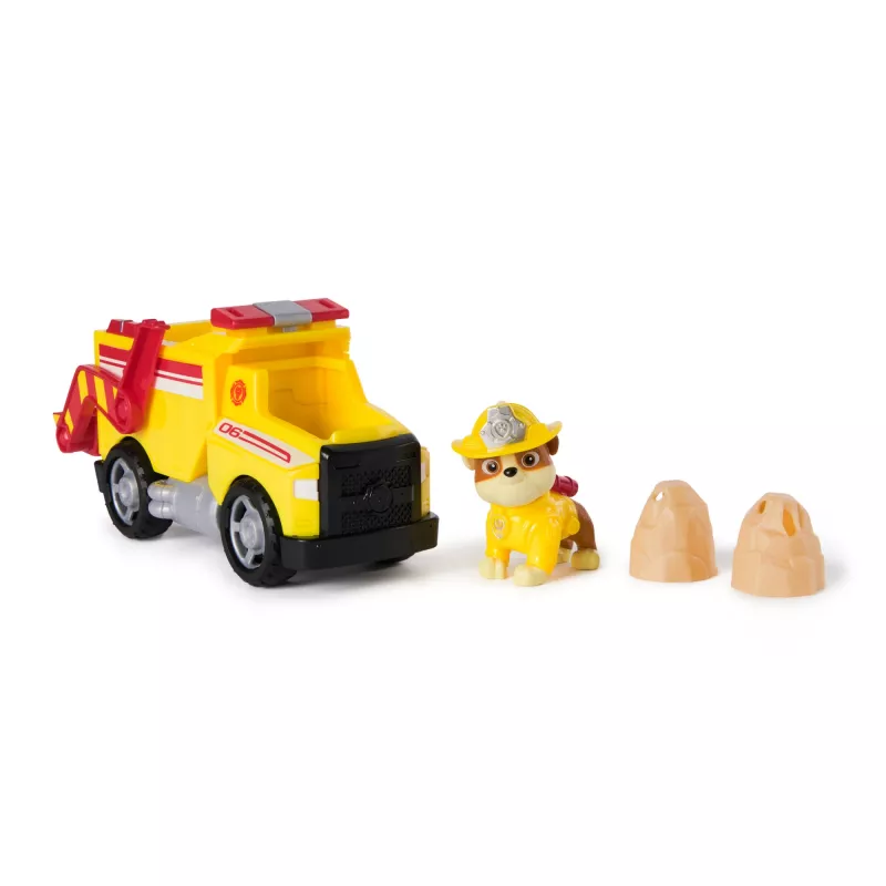 PAW Patrol Fire Rescue: Rubble Rescue Fire Dump Truck koos action-figuuri, mürskude ja mänguautoga, laste mänguasjad poistele ja tüdrukutele alates 3. eluaastast