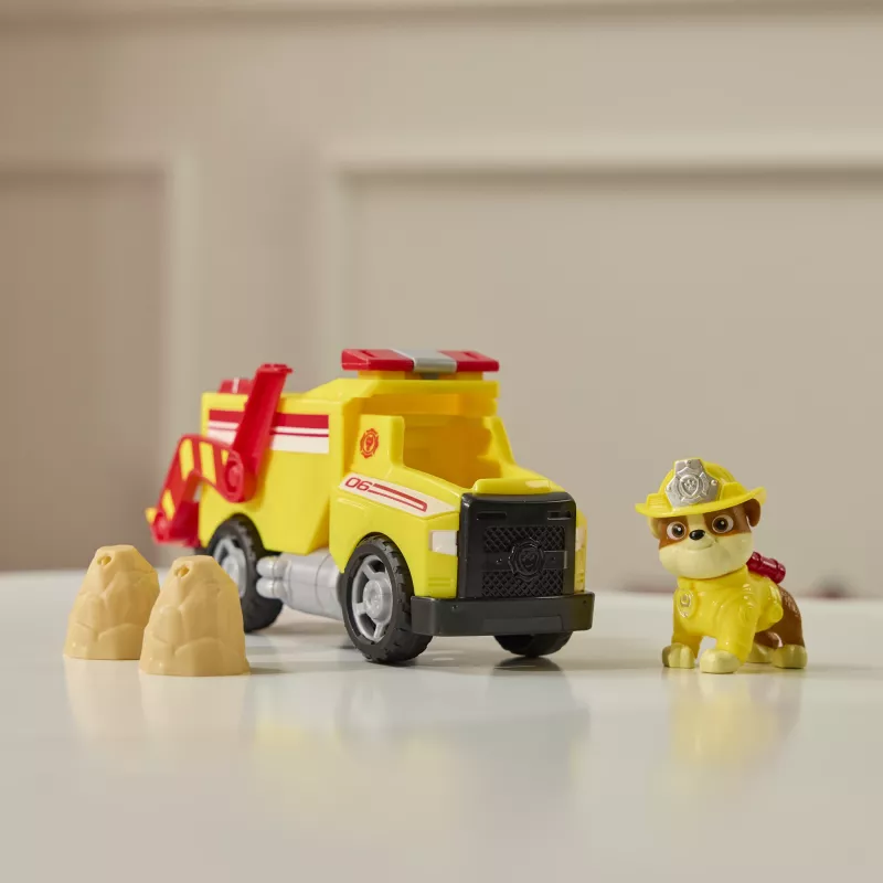 PAW Patrol Fire Rescue: Rubble Rescue Fire Dump Truck koos action-figuuri, mürskude ja mänguautoga, laste mänguasjad poistele ja tüdrukutele alates 3. eluaastast