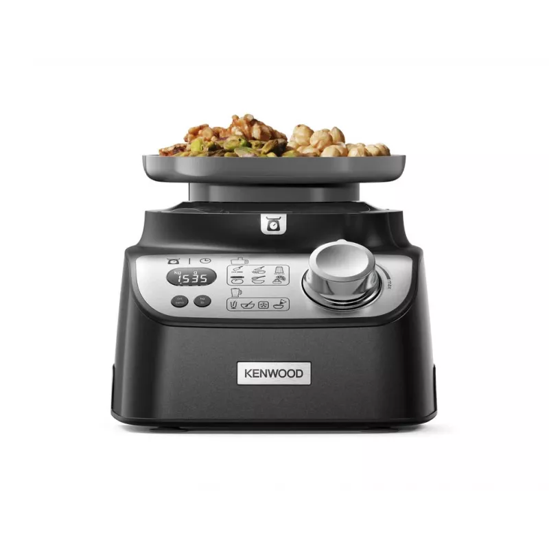 Kenwood kompaktne köögikombain MultiPro XL Weigh+ must — 1 000 W, integreeritud kaal, blenderi lisaseade