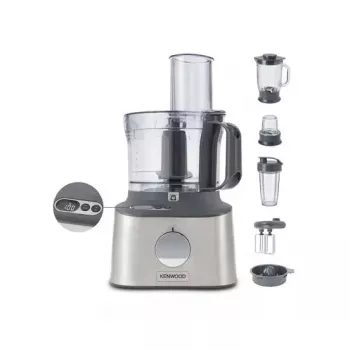 Köögikombain Kenwood MultiPro Compact+ FDM316SS — 800 W, 2 L kauss, hall, sisseehitatud kaalud