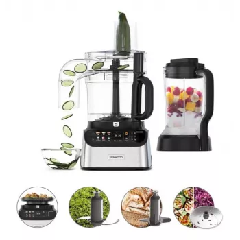 Kenwood MultiPro OneTouch köögikombain 1000 W 3 L Must, Roostevaba teras Sisseehitatud kaalud