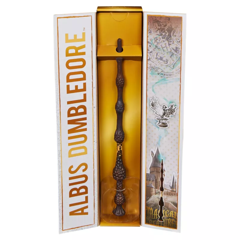 Wizarding World Harry Potter, 12-tolline maagiline kogumisvits Albus Dumbledore, aluse ja valatud ikooniga, maagilised olendid, aksessuaar kostüümidele