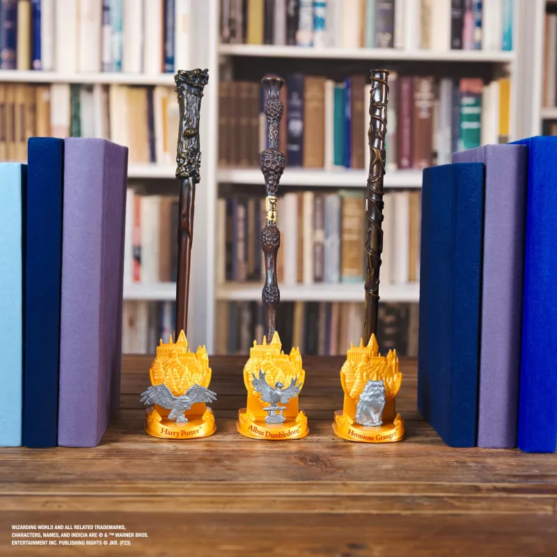 Wizarding World Harry Potter, 12-tolline maagiline kogumisvits Albus Dumbledore, aluse ja valatud ikooniga, maagilised olendid, aksessuaar kostüümidele