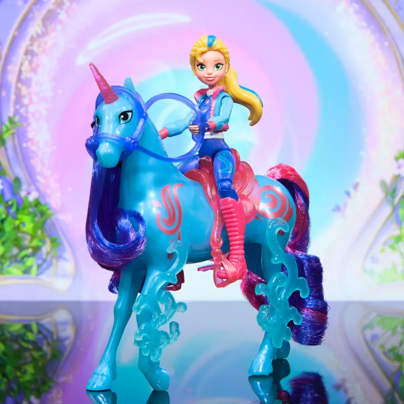 Mänguasjafiguur Spin Master Unicorn Academy Isabel ehtsa laka ja sabaga ning harjaga