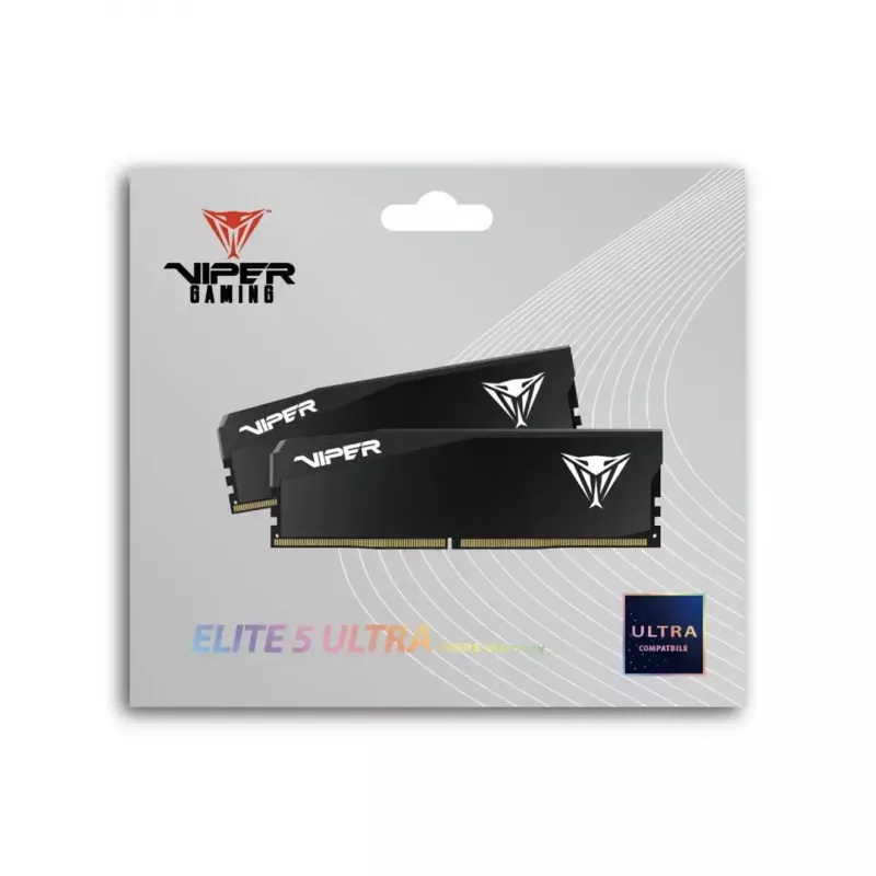 Lauaarvuti DDR5 RAM PATRIOT Viper Elite 5 Ultra 64GB (2x32GB) 6000MHz CL28 1,4V jahutusradiaatoriga