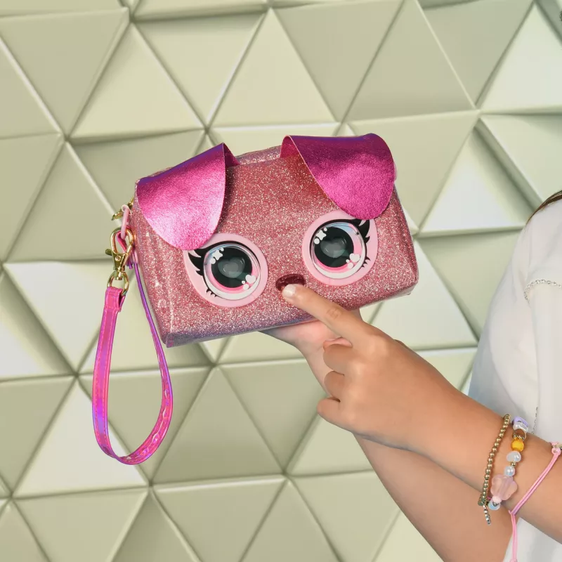 Purse Pets, Keepin’ It Clutch Dazzling Diva kutsikas lemmikloomamänguasi ja randmepaelaga rahakott, tüdrukutele alates 4. eluaastast