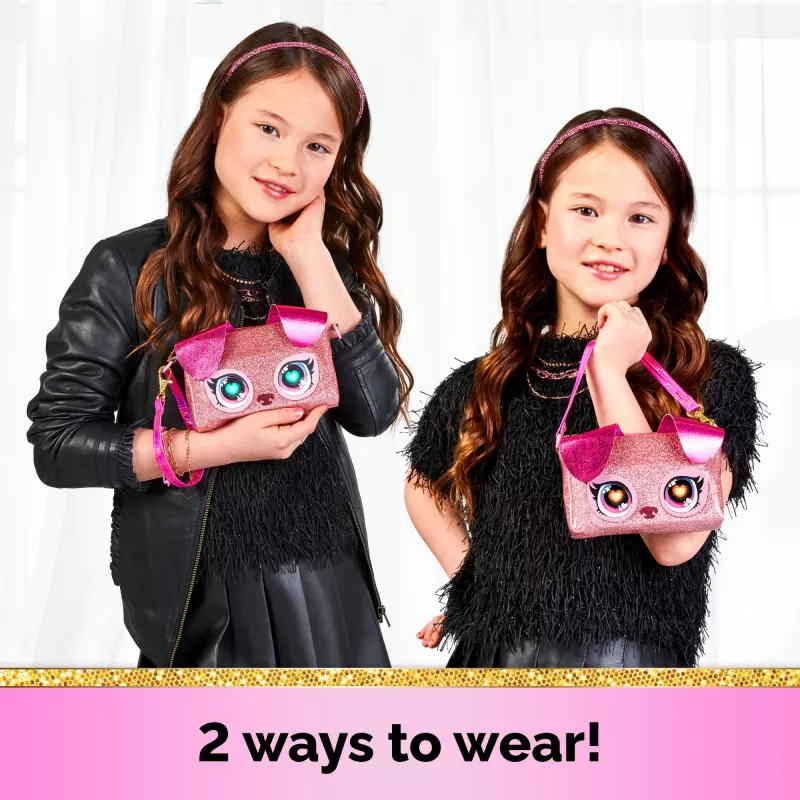 Purse Pets, Keepin’ It Clutch Dazzling Diva kutsikas lemmikloomamänguasi ja randmepaelaga rahakott, tüdrukutele alates 4. eluaastast
