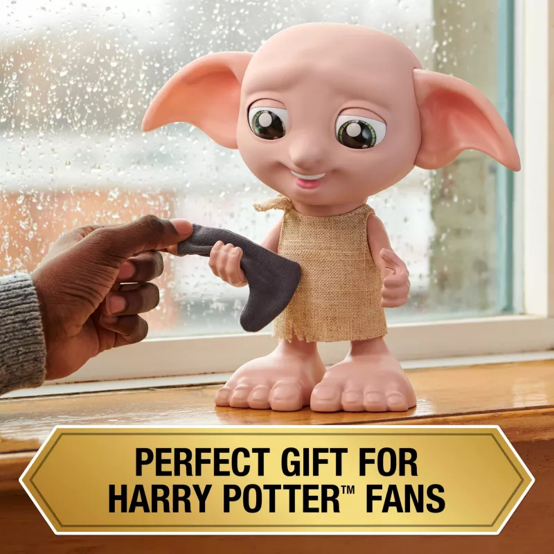 Interaktiivne mänguasi Wizarding World Harry Potter Dobby kõnefunktsiooniga AAA mitmevärviline