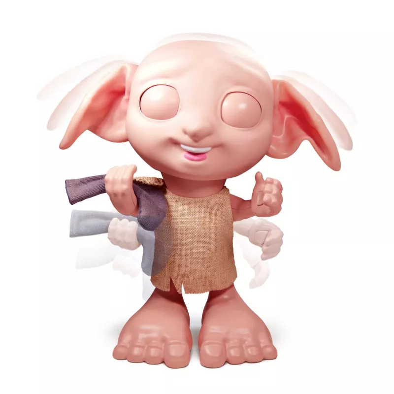 Interaktiivne mänguasi Wizarding World Harry Potter Dobby kõnefunktsiooniga AAA mitmevärviline