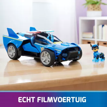 Politseiauto PAW Patrol Chase'i võimas transformeeruv ristleja tulede ja helidega