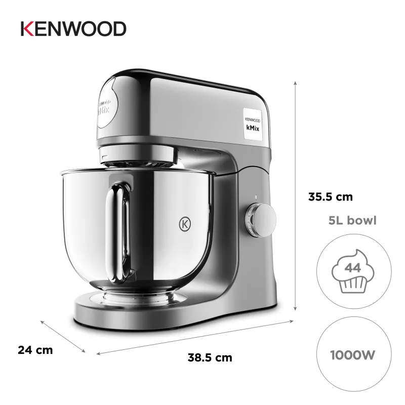 Lauamikser Kenwood kMix Special Edition KMX760ACH — 1000 W, kroom, roostevabast terasest kauss
