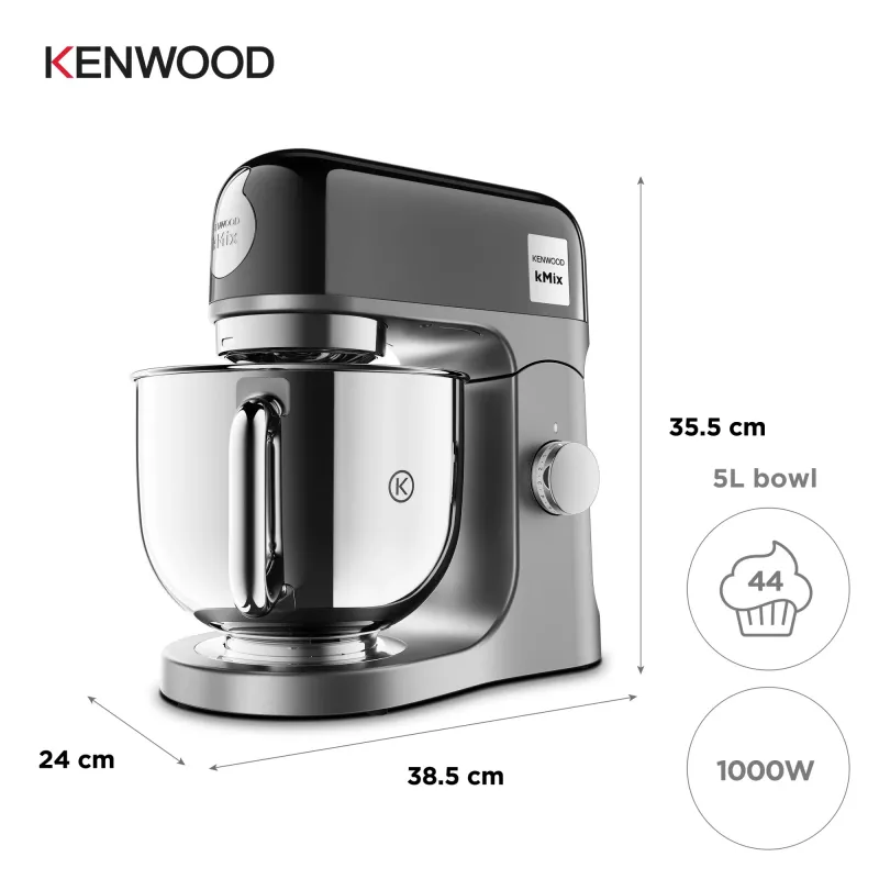 Kenwood kMix Special Edition köögikombain 1000 W 5 L Must, Kroom
