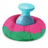 Kinetic Sand, Ultimate Sandisfying Set 2 lb mänguliivaga (roosa, kollane ja sinakasroheline), 10 tööriista ja vormi, sensoorsed mänguasjad lastele alates 7. eluaastast
