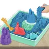 Kinetic Sand, liivakastikomplekt, loomingulised lihavõttekingitused, sisaldab 1 nael sinist voolitavat mänguliiva, 4 tööriista ja vormi, hoiustamine, sensoorsed mänguasjad lastele alates 3. eluaastast