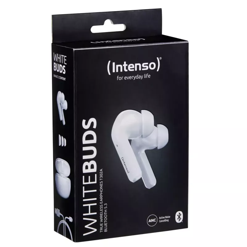 Intenso Valge Buds T302A kõrvaklapid