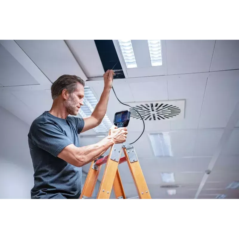 Bosch GIC 12V-5-27 C PROFESSIONAL tööstuslik kontrollkaamera 8,3 mm painduv-kuulekas sond IP67, IP54